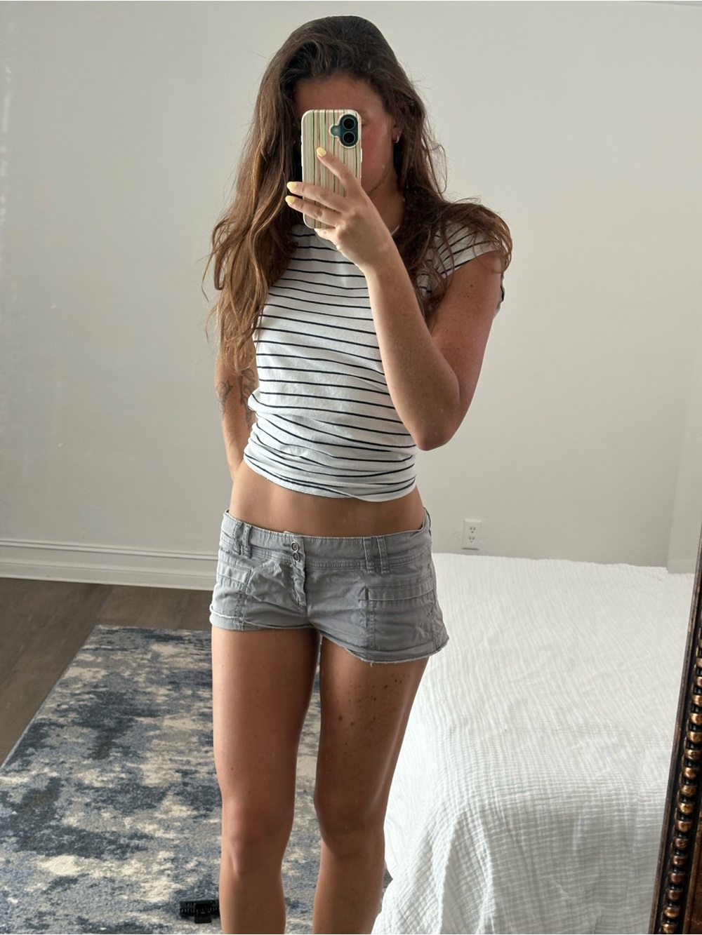 Abercrombie and fitch low rise shorts